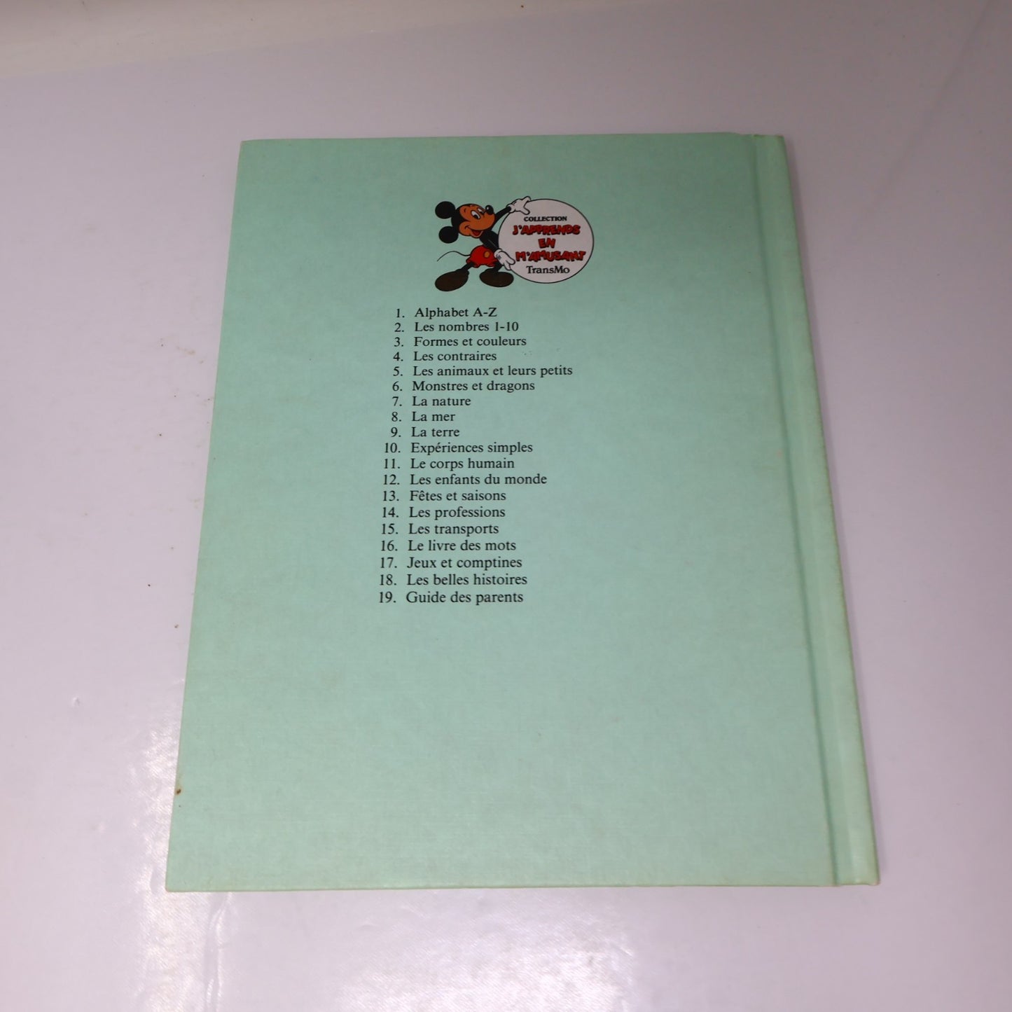 J'Apprends en M'Amusant #1 3-6 8-12 14-19 Lot 16 Livres Transmo Disney Enfants
