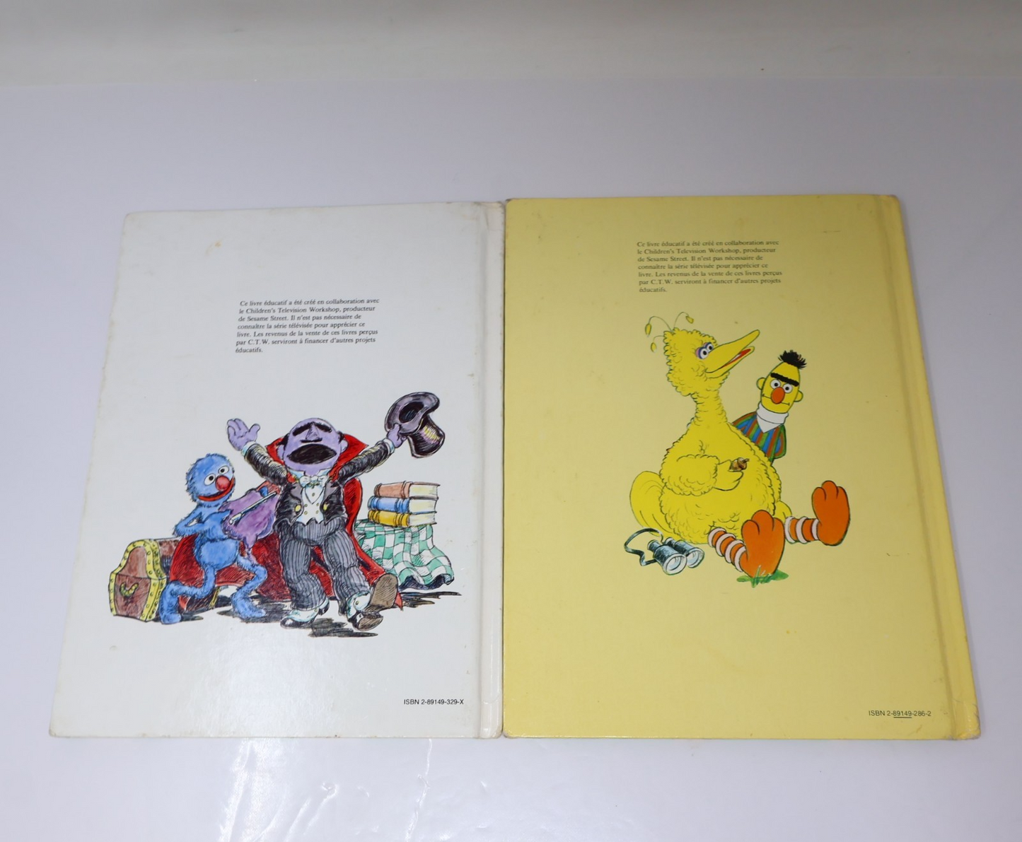 Rue Sesame Street Lot 10 Livres HC Français French Laffont Hardcover BCE Enfants
