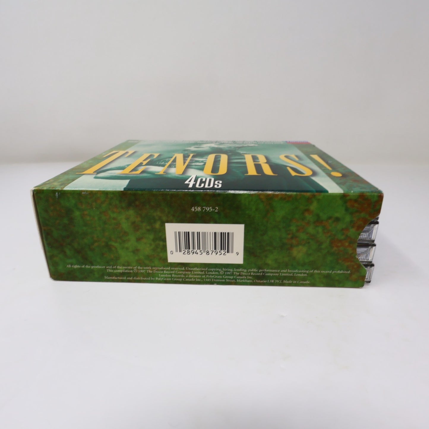 Tenors! 4 CDs Box Set 64 Selections Carreras/Domingo/Raul Jobin London 458 795-2