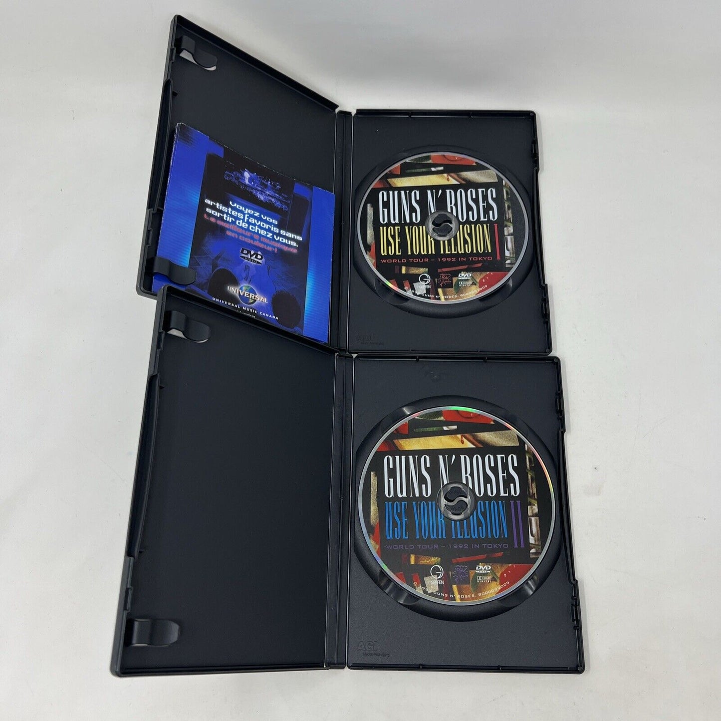 Use Your Illusion 1 & 2 World Tour 1992 in Tokyo by Guns N' Roses DVD Lot Tested