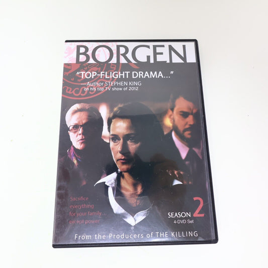 Borgen Season 2 DVD Tested NTSC Region 1 Danish with English Subtitles MHZ 2013