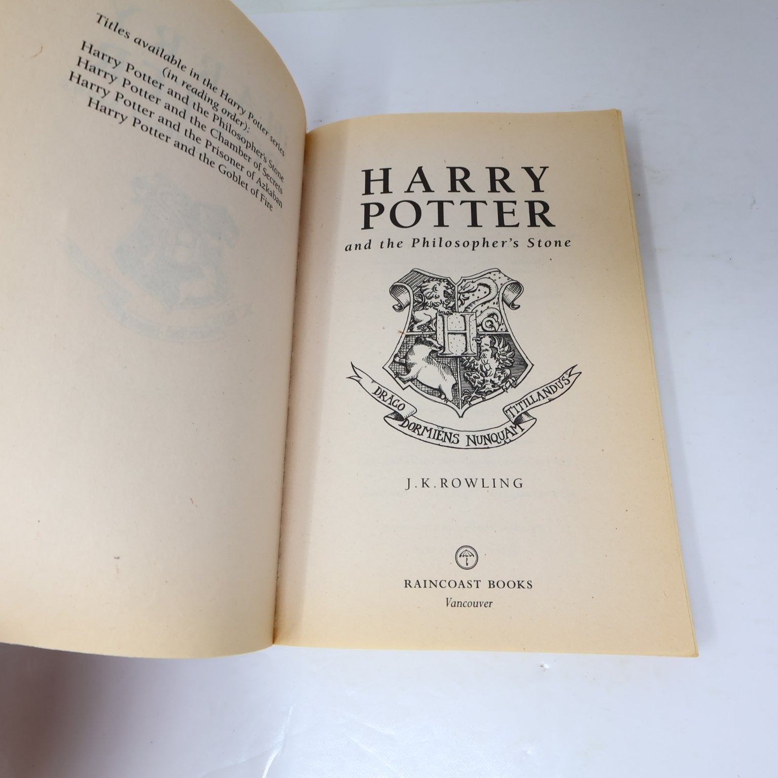 Harry Potter 1-7 Complete Set Books Lot Raincoast/Bloomsbury Rowling 2 PB & 5 HC