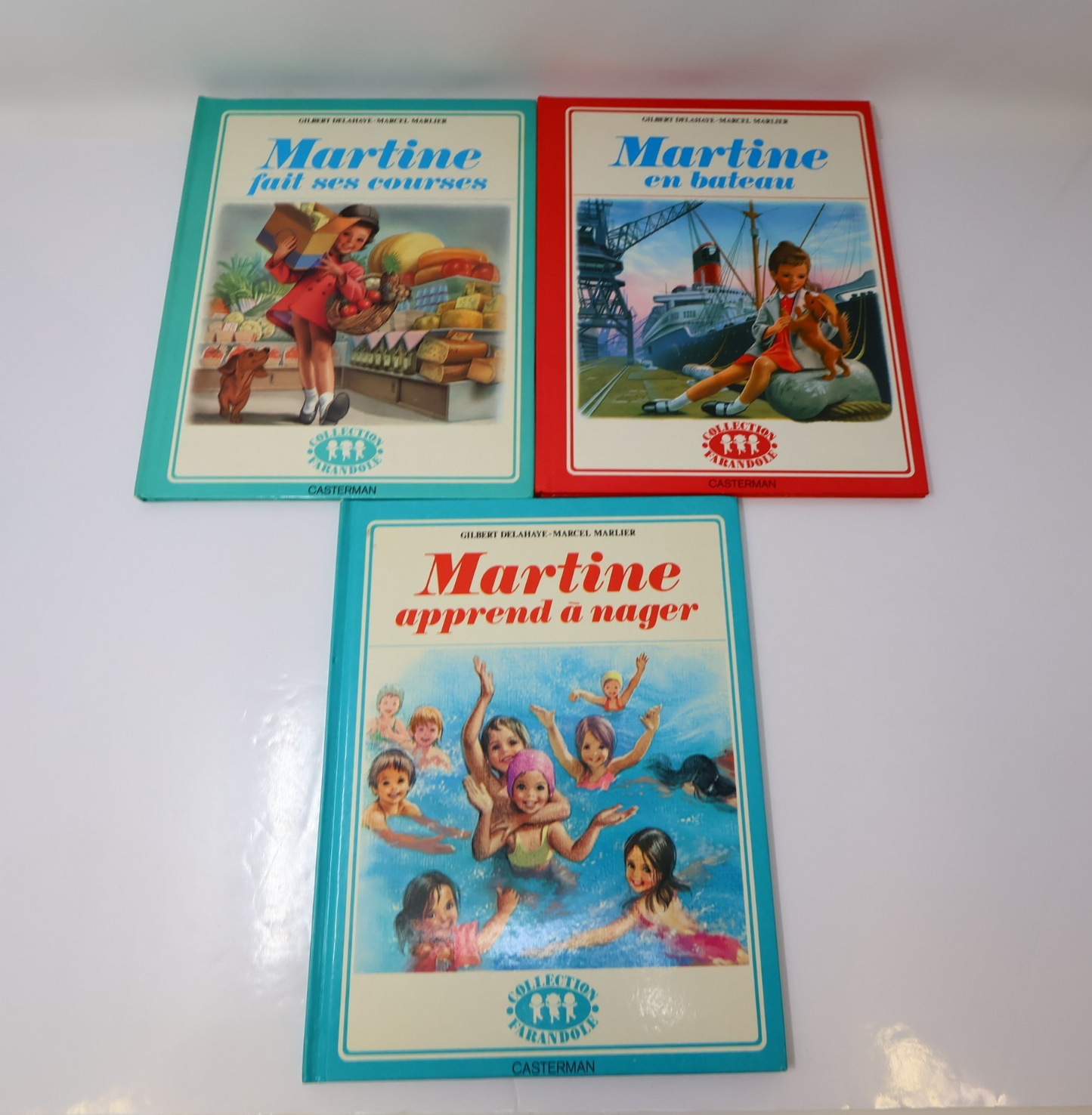 Martine Lot 15 Livres Gilbert Delahaye/Marcel Marlier Casterman Enfants HC Books