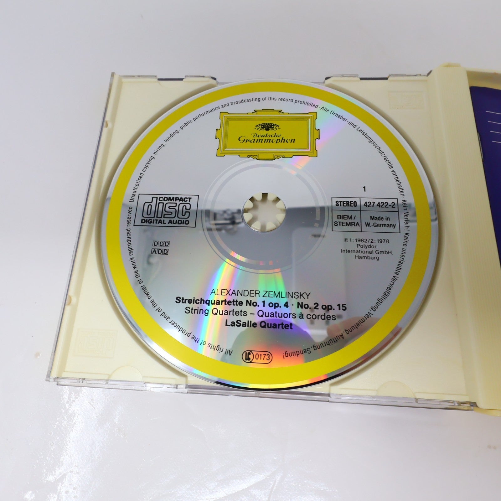 Zemlinsky the String Quartets/Les Quatuors à Cordes CD Deutsche Grammophon 80s