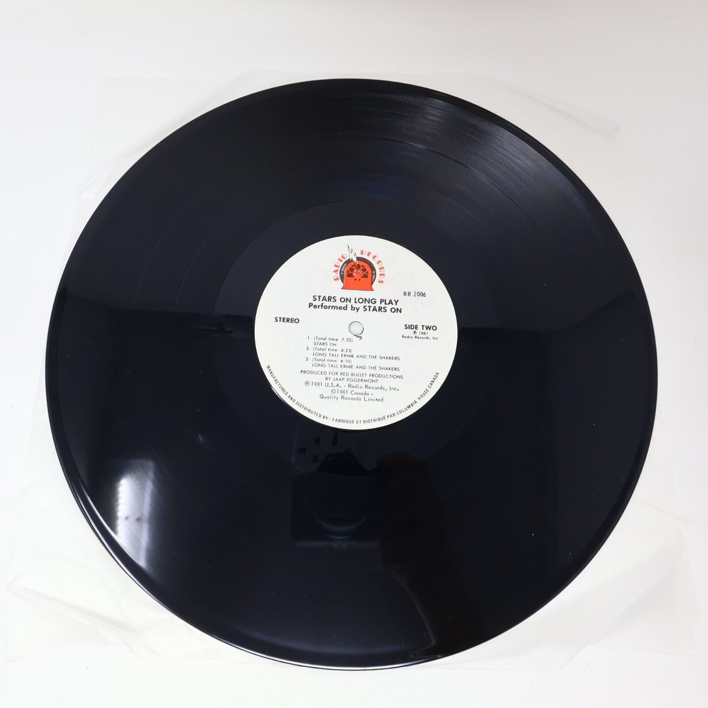 Stars On Long Play LP Record Vinyl 1981 RR 2006 Canada Radio Records Disco 80s
