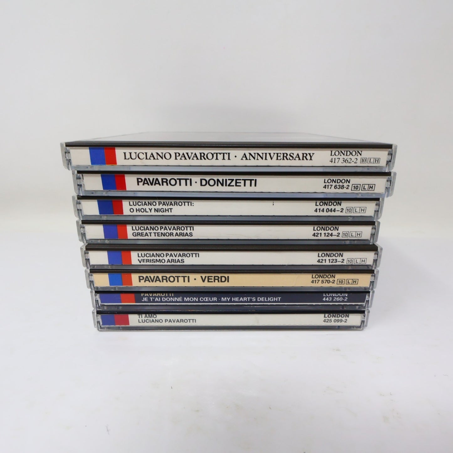Luciano Pavarotti 8 CDs Lot Ti Amo/O Holy Night/My Heart's Delight/Donizetti