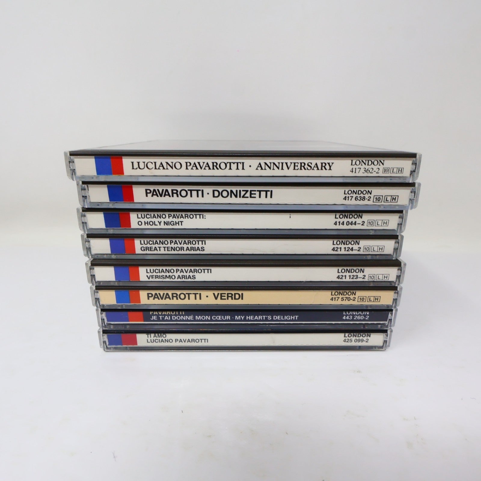 Luciano Pavarotti 8 CDs Lot Ti Amo/O Holy Night/My Heart's Delight/Donizetti