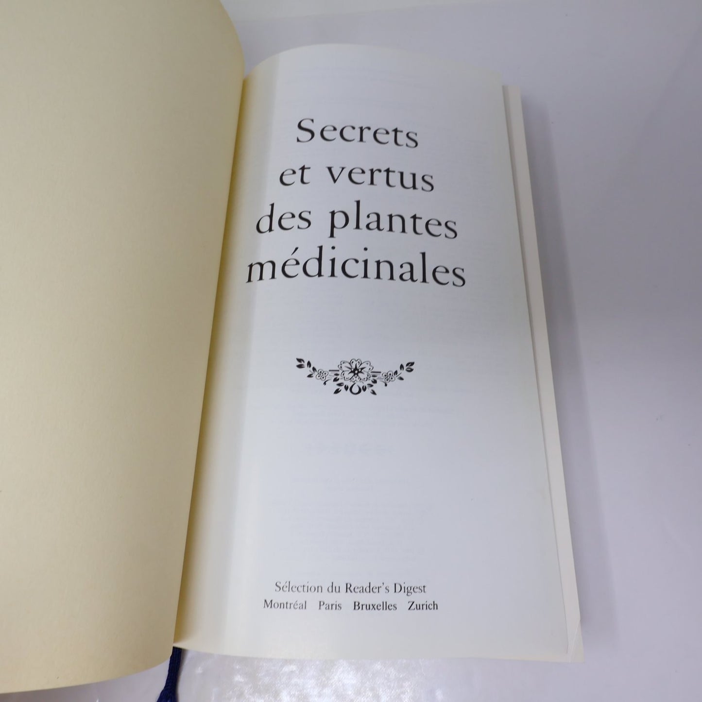 Secrets et vertus des plantes médicinales 1985 Reader's Digest Français/French