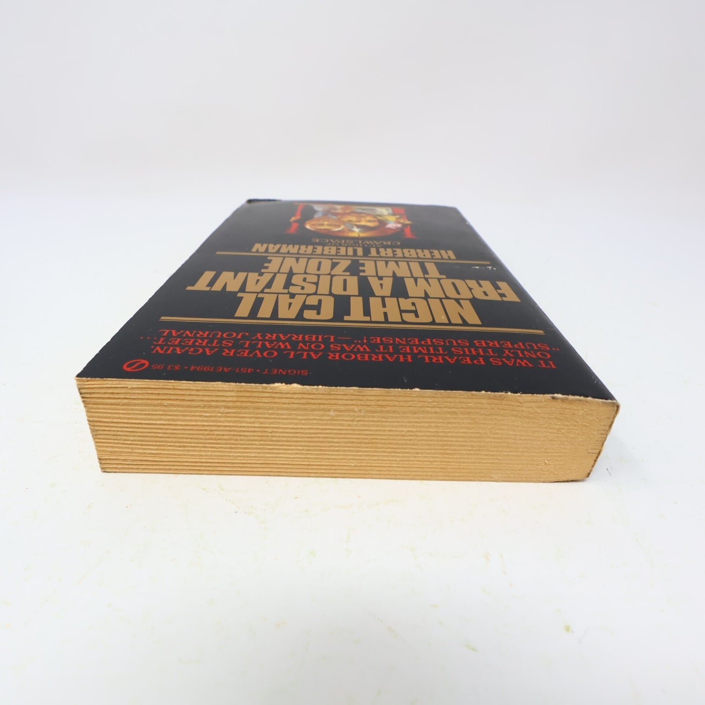 1983 Night Call From a Distant Time Zone Herbert Lieberman Signet Thriller Book