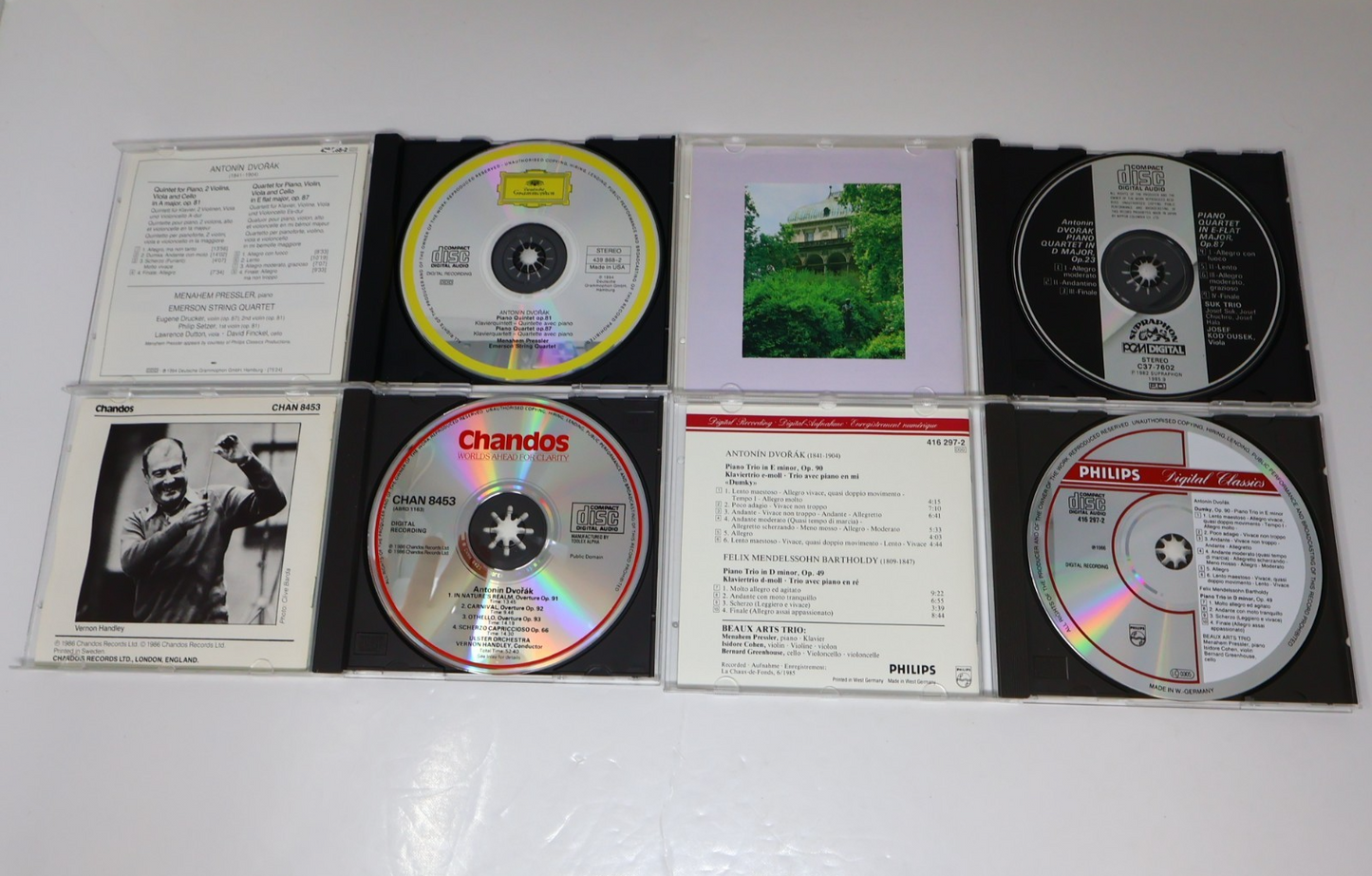 Dvorak 10 CD Lot Piano Quintets/Symphonies 3 6 8/Serenade/Waldesruhe/Overtures