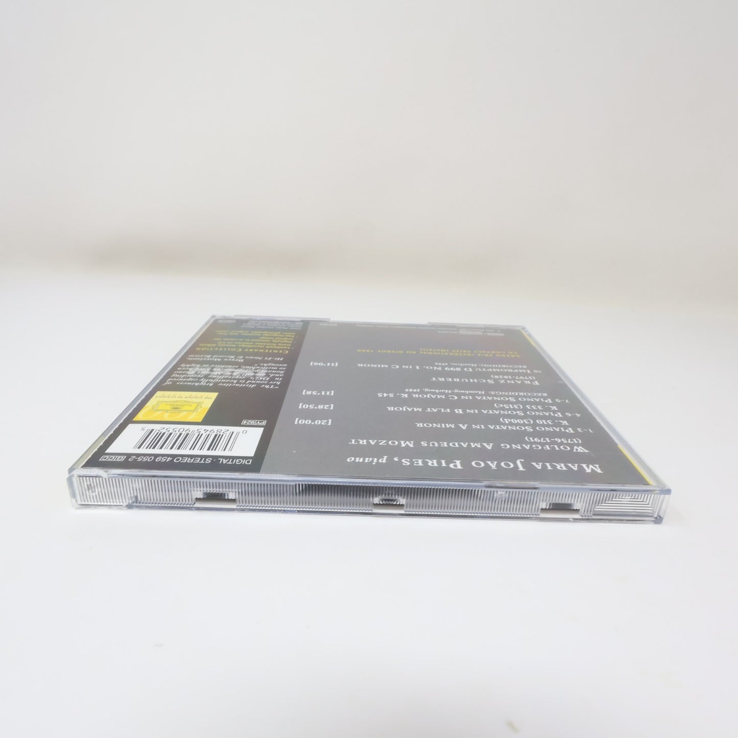 1989 Maria Joao Pires Mozart Schubert Piano CD Deutsche Grammophon 90s