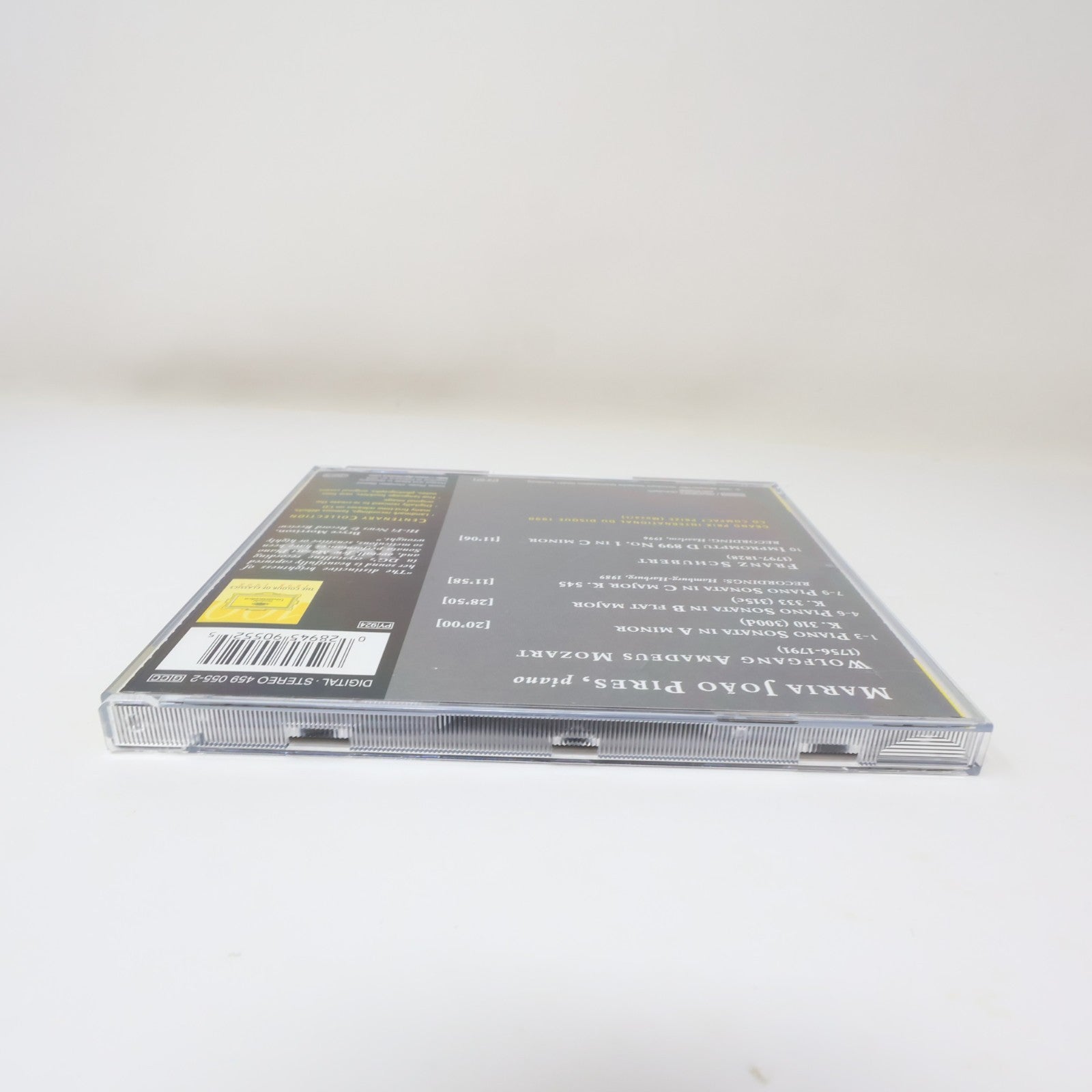 1989 Maria Joao Pires Mozart Schubert Piano CD Deutsche Grammophon 90s