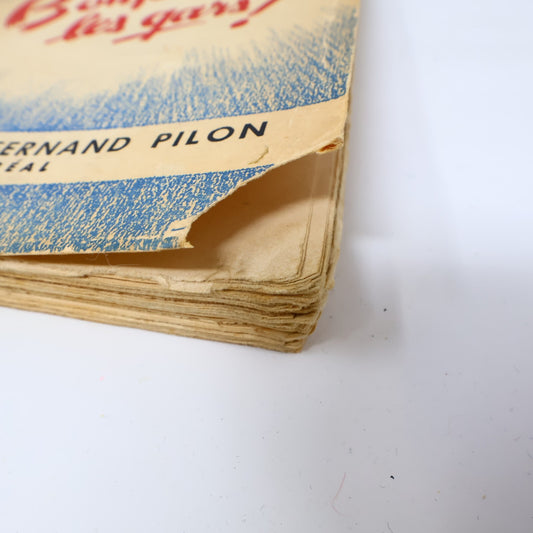 1948 Bonjour les Gars! Jean Narrache/Émile Coderre Éditions Fernand Pilon Poésie