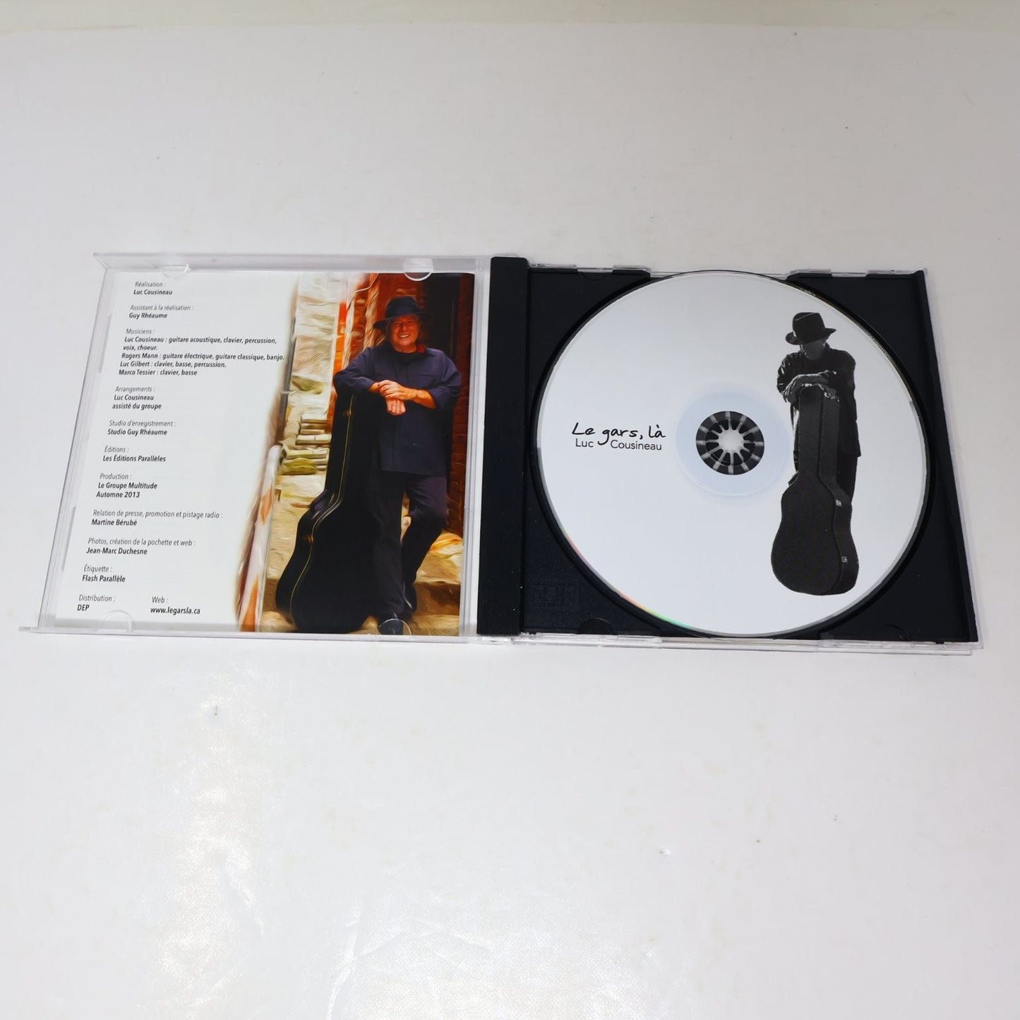 Luc Cousineau Le gars, Là CD 2013 Français/French Folk Multitude Mul2-4327
