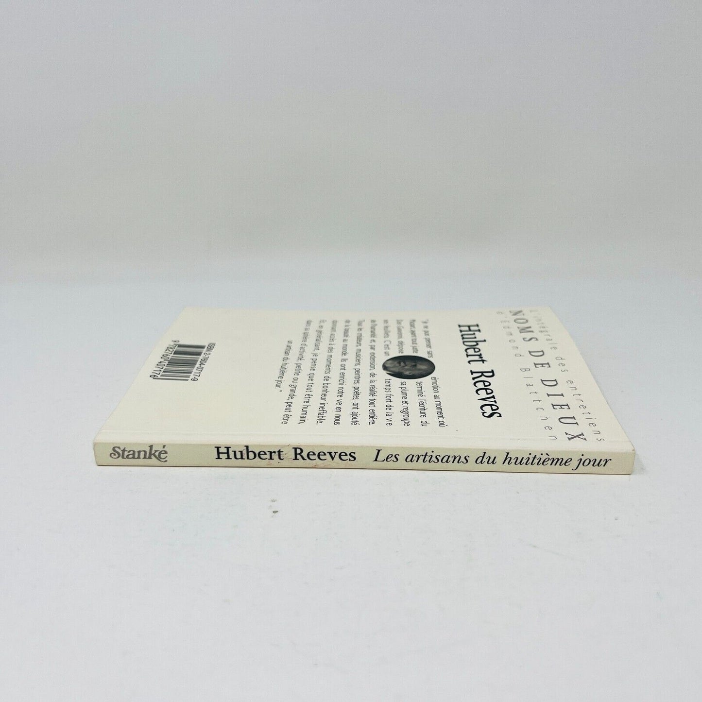 Hubert Reeves Les Artisans du Huitième Jour Stanké Noms de Dieux Blattchen 2000
