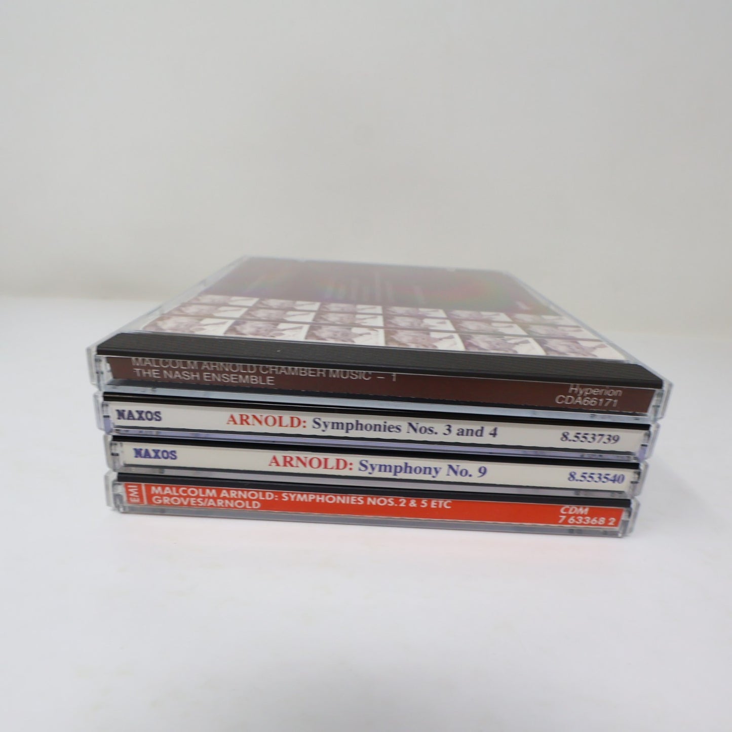 Sir Malcolm Arnold 4 CD Lot Symphony #2-3-4-5 9/Chamber Music 1 Classical 80-90s