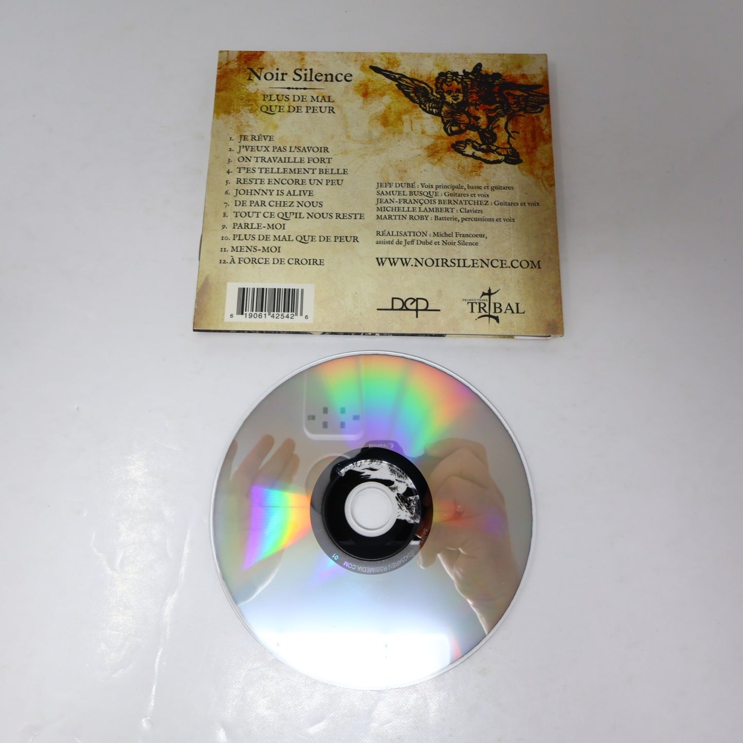 Noir Silence Plus de Mal que de Peur CD Je Rêve/J'Veux pas l'Savoir/Mens-Moi