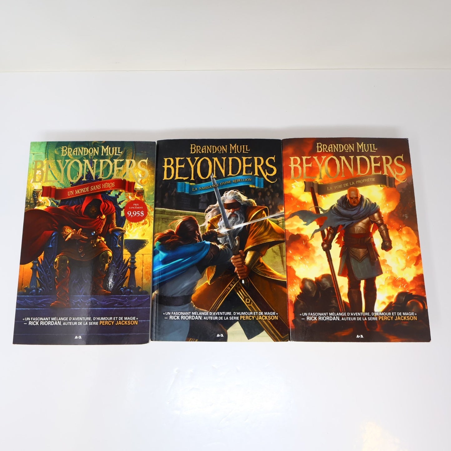 Beyonders #1-3 Série Complète Lot 3 Livres Brandon Mull Ada PB Français French