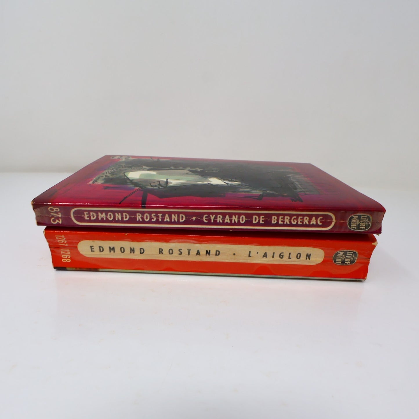 Edmond Rostand Lot 2 Livres Poche Cyrano de Bergerac/L'Aiglon Théâtre France 60s