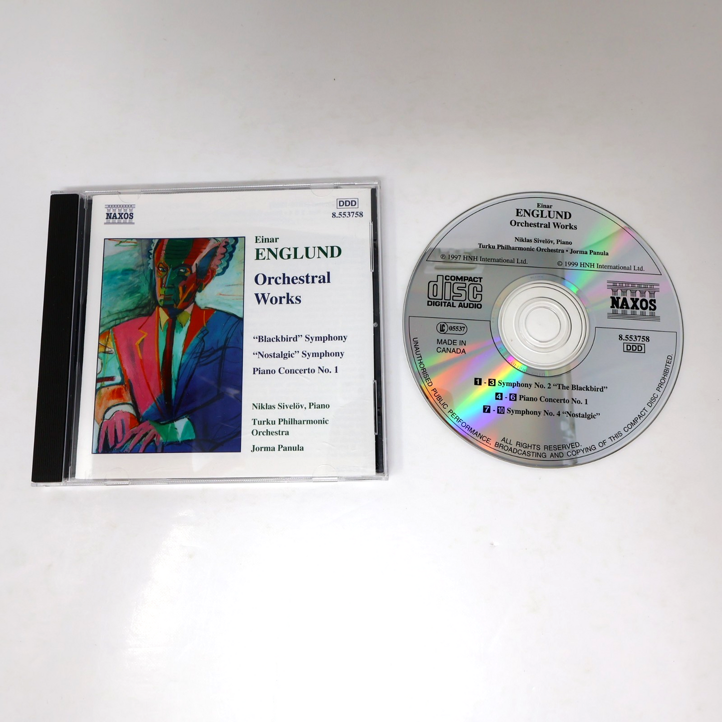 Einar Englund CD Orchestral Works Naxos Niklas Sivelöv/Turku Philharmonic/Panula