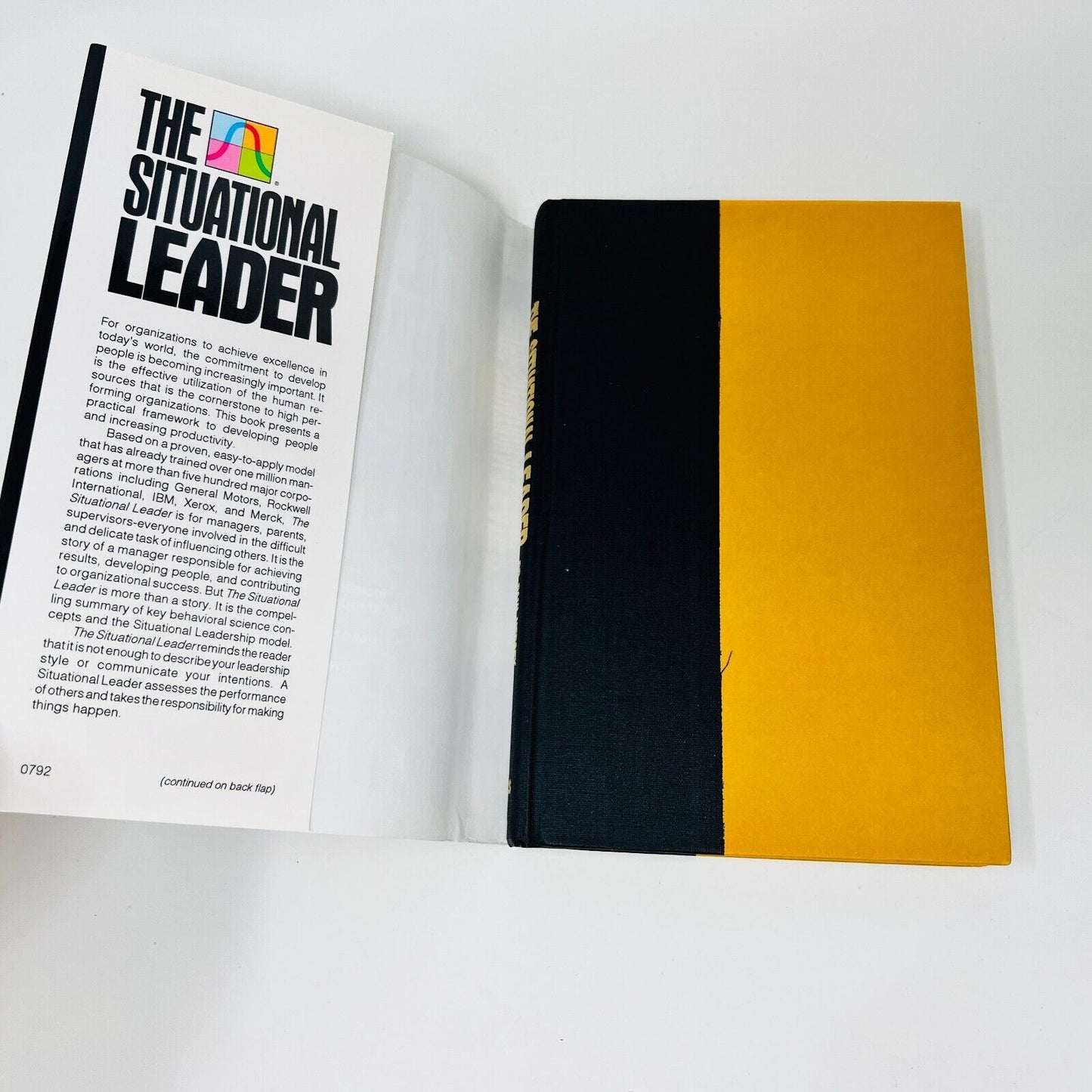 1992 The Situational Leader Hardcover DJ by Dr Paul Hersey Executive Leadership