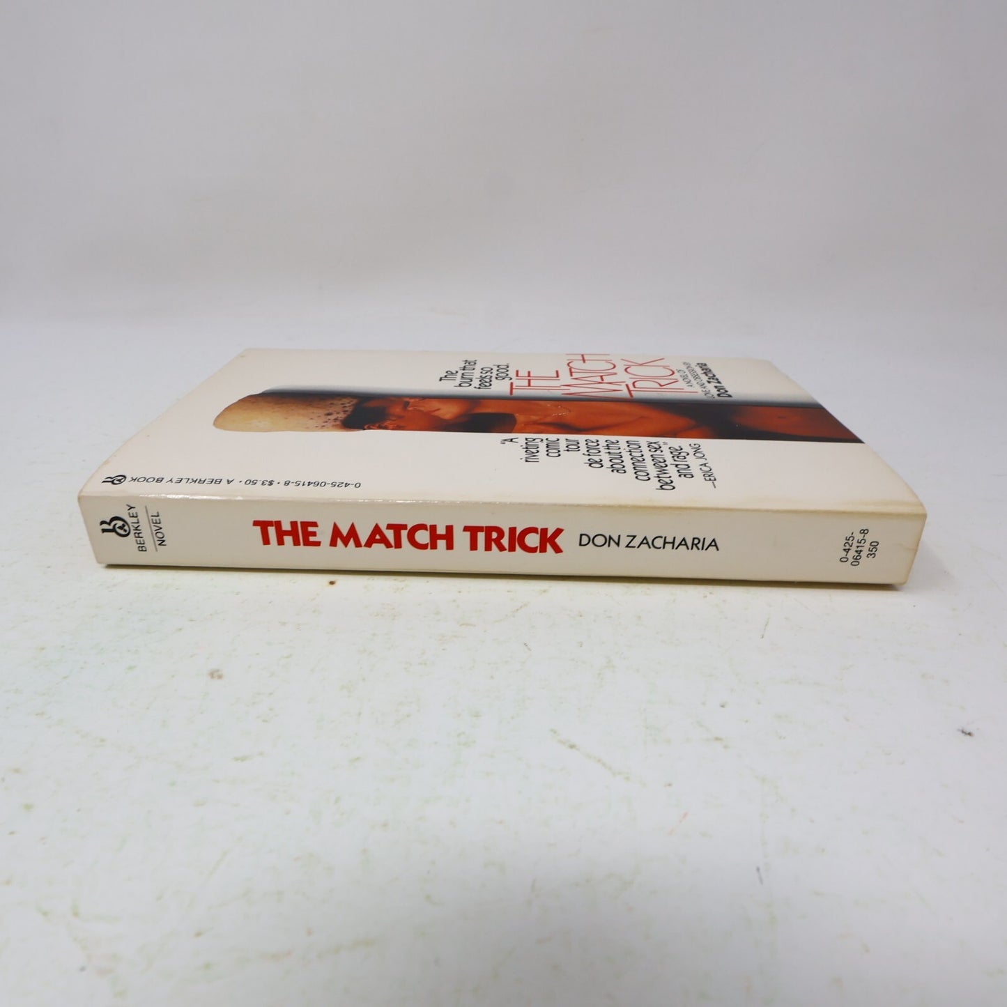 1984 The Match Trick Don Zacharia Berkley Eroticism Humor Paperback Book 80s PB