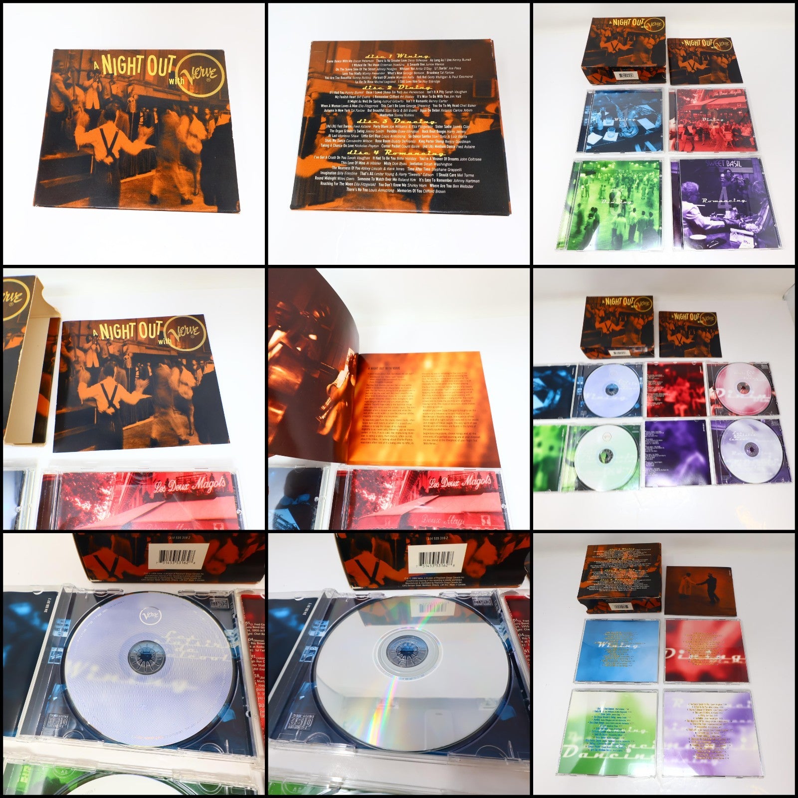 Verve Records 5 CDs Lot We Are the Blues/Cool Talkin' Verve/Jazz Singing Bop 90s