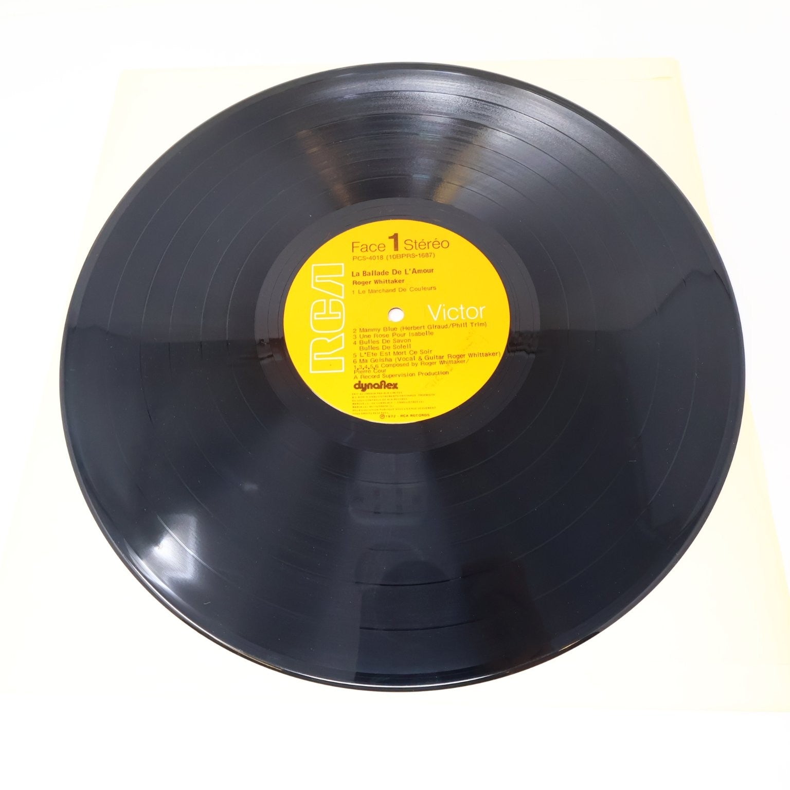 Roger Whittaker La Ballade De L'Amour & Mammy Blue Disque LP Record 1972 RCA