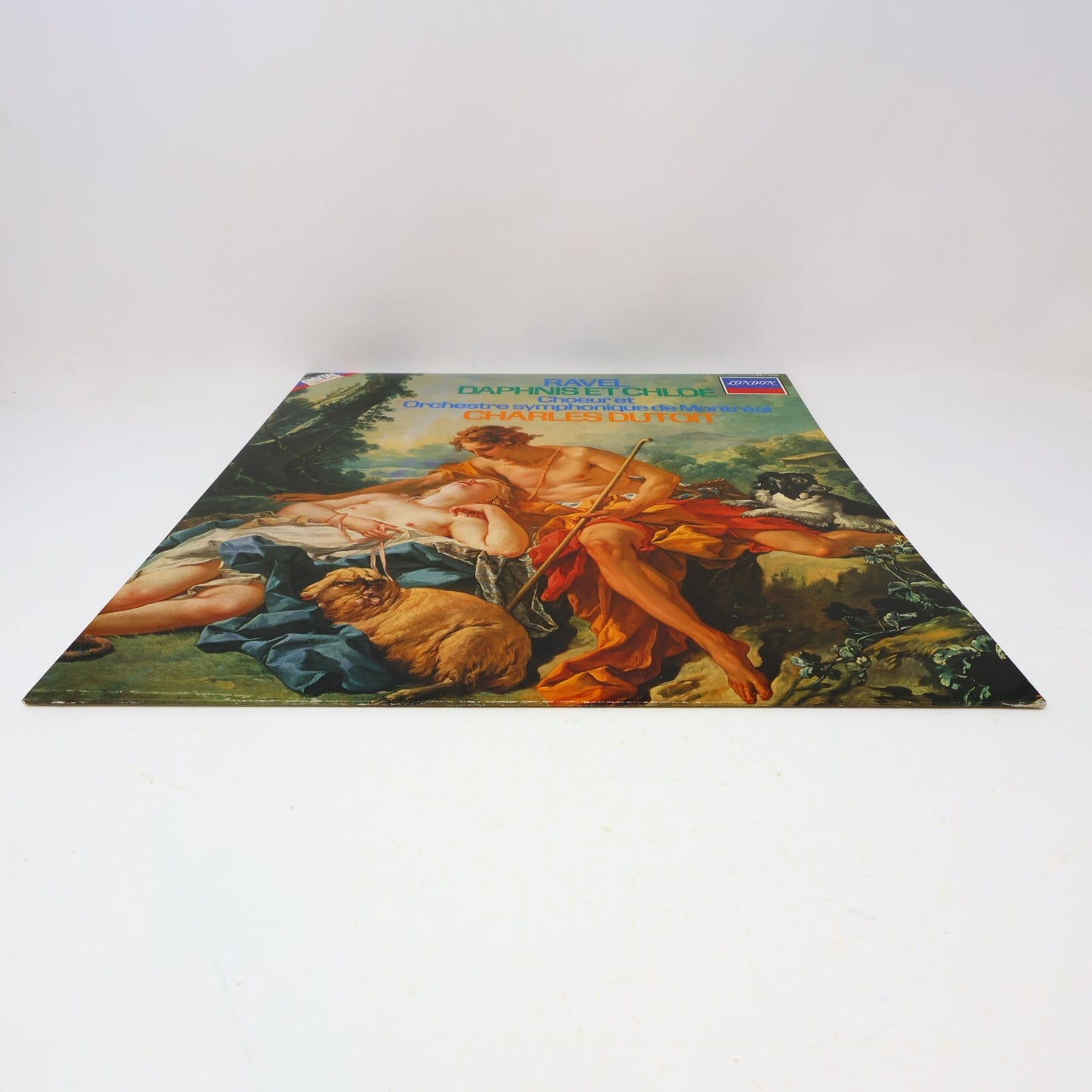 Daphnis Et Chloé Ravel Choeur & OSM Charles Dutoit LP Record Vinyl LDR 71028