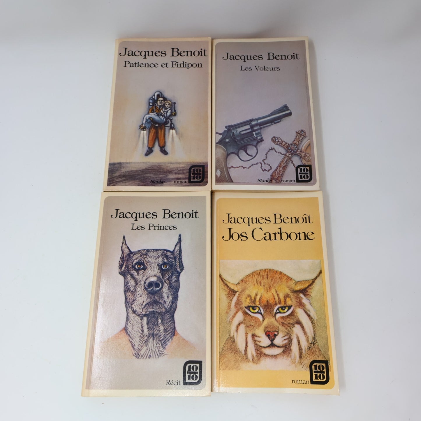 Jacques Benoit Lot 4 Livres Québec 10/10 Patience et Firlipon/Voleurs/Princes PB