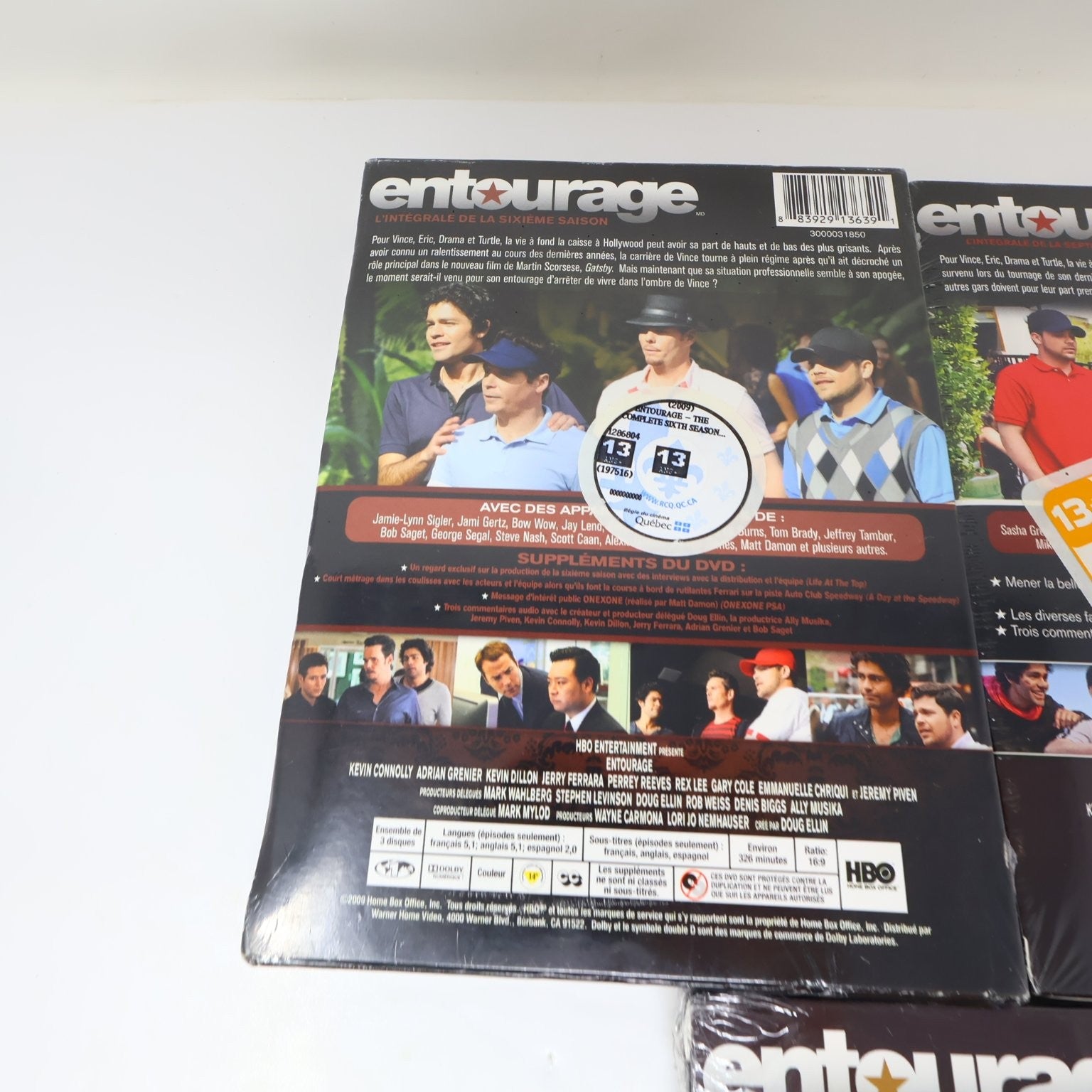 Entourage 7 DVD Lot Seasons 1-3 & 6-8 TV Series All Factory Sealed Except S2