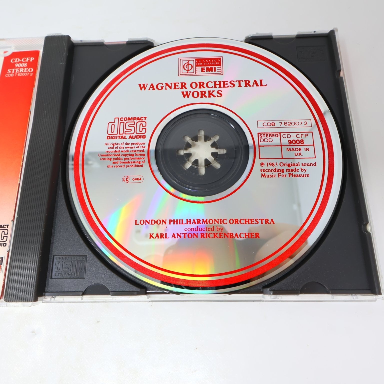 Wagner 3 CD Lot Rickenbacher/Karajan/Walter Orchestral Works Classical EMI DG