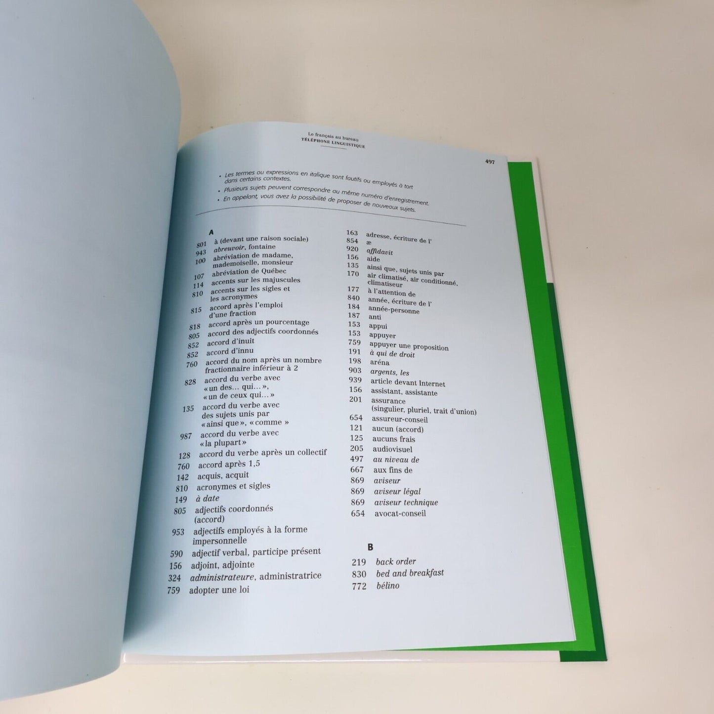 2000 Le Français au Bureau Office de la Langue Française Écrire Rédiger Livre HC