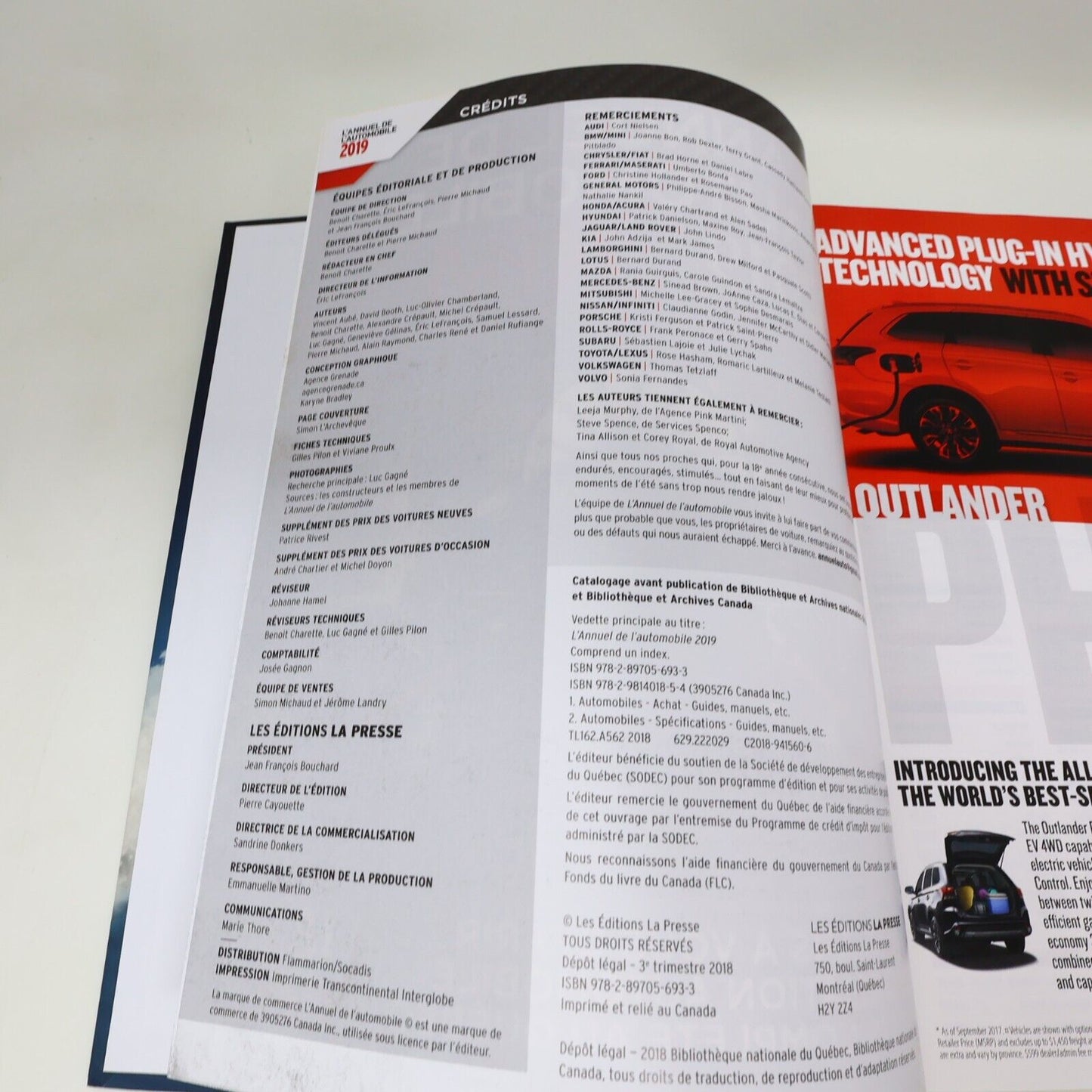 L'Annuel de l'Automobile 2019 RPM Lefrançois/Charrette/Michaud Chars Voiture HC