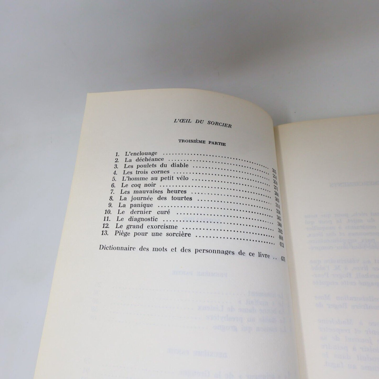 1973 L'Oeil du Sorcier Philippe Alfonsi Patrick Pesnot Ésotérisme Robert Laffont