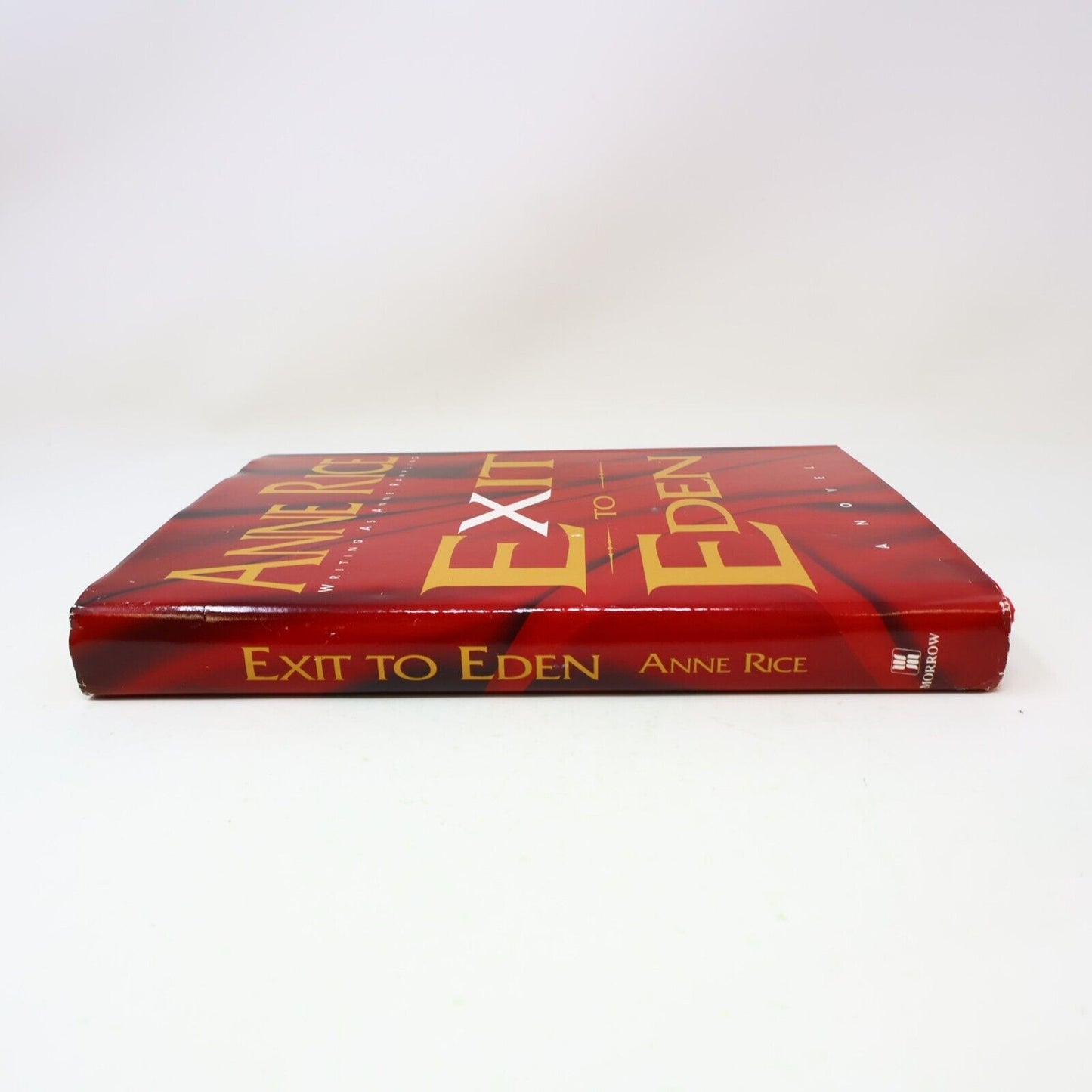 1985 Exit to Eden by Anne Rice as Anne Rampling Hardcover HC DJ Morrow 80s