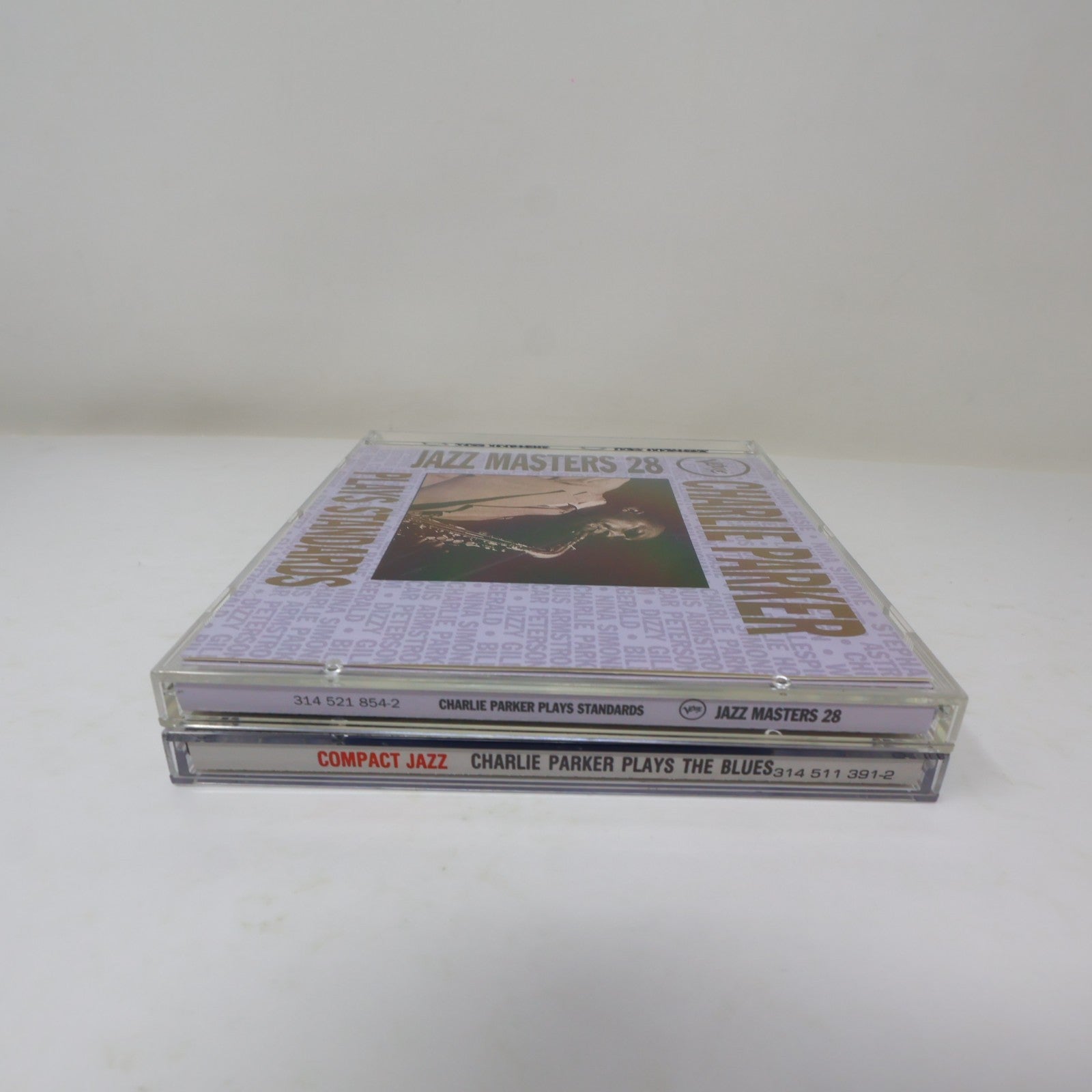 Charlie Parker 2 CDs Lot Plays the Blues/Plays Standards Jazz Bop 1992 1994 90s