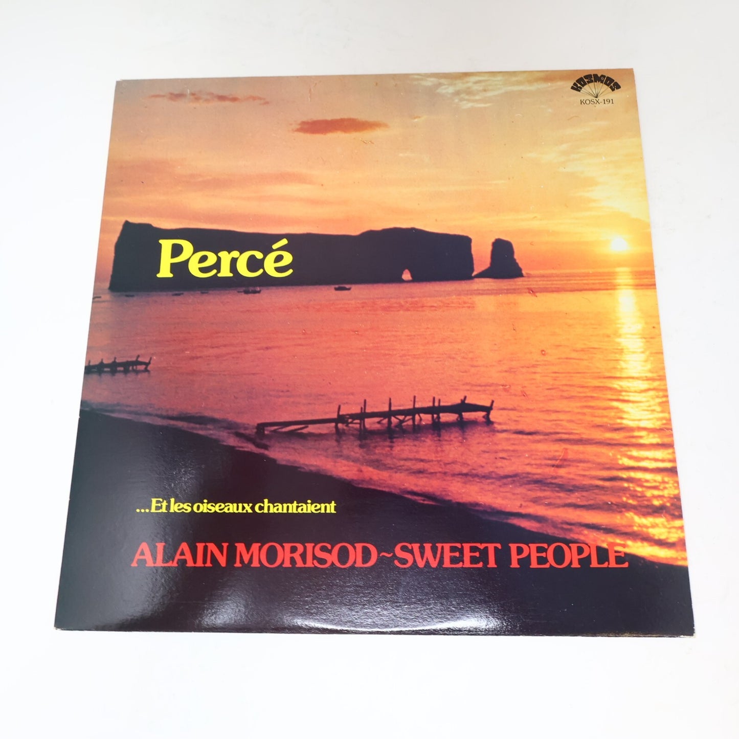 Alain Morisod/Sweet People Lot 2 Disques Percé/Le P'tit Garcon Au Piano Record