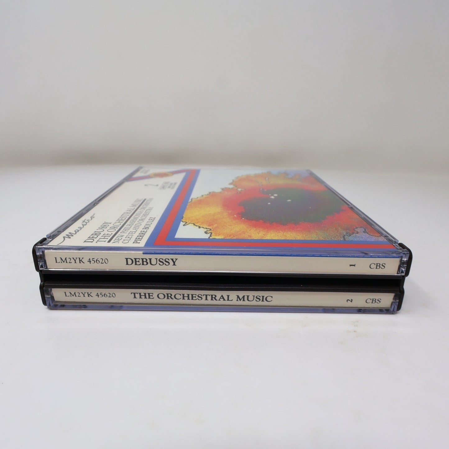 Debussy Pierre Boulez Orchestral Music CD 1989 CBS Masterworks LM2YK 45620
