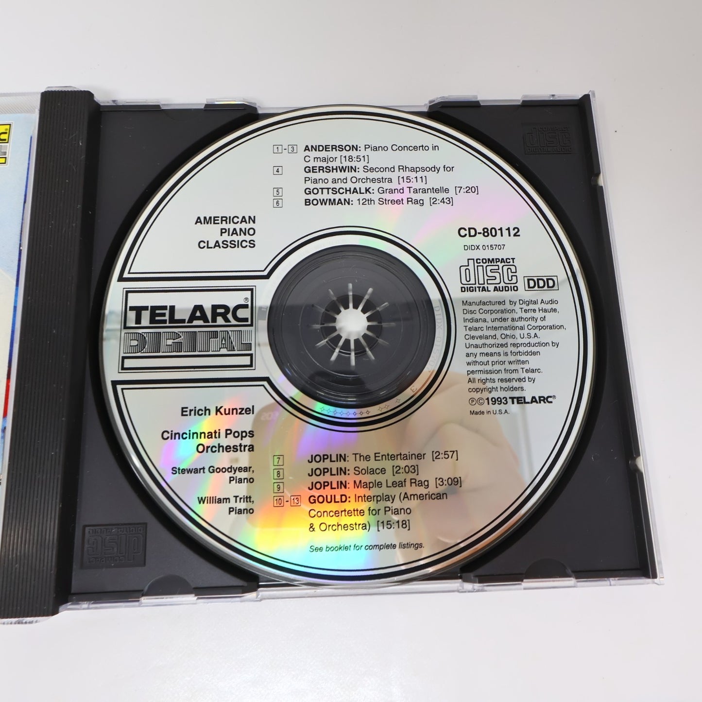 Leroy Anderson 2 CD Lot Orchestral Favourites/American Piano Classics Blue Tango