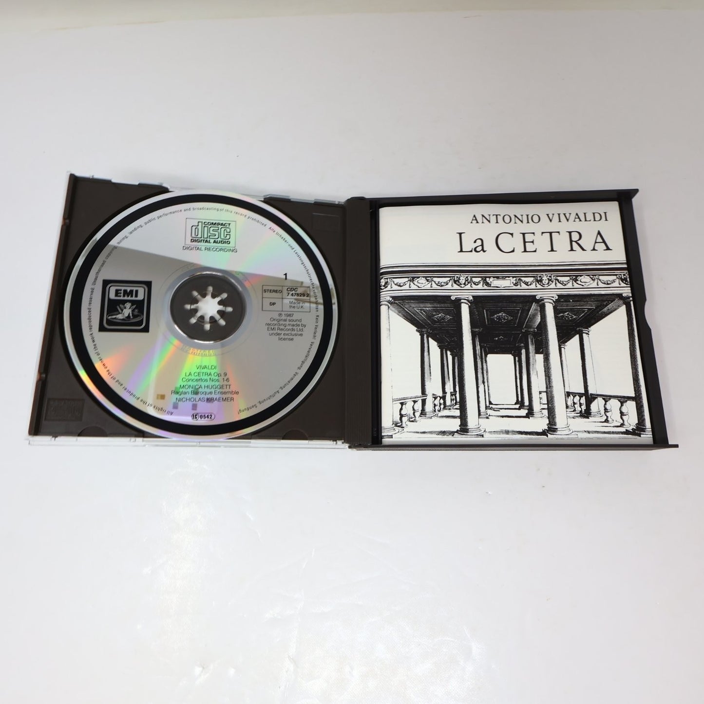 Antonio Vivaldi La Cetra Concertos Op. 9 CD 1987 2CD Baroque EMI Digital