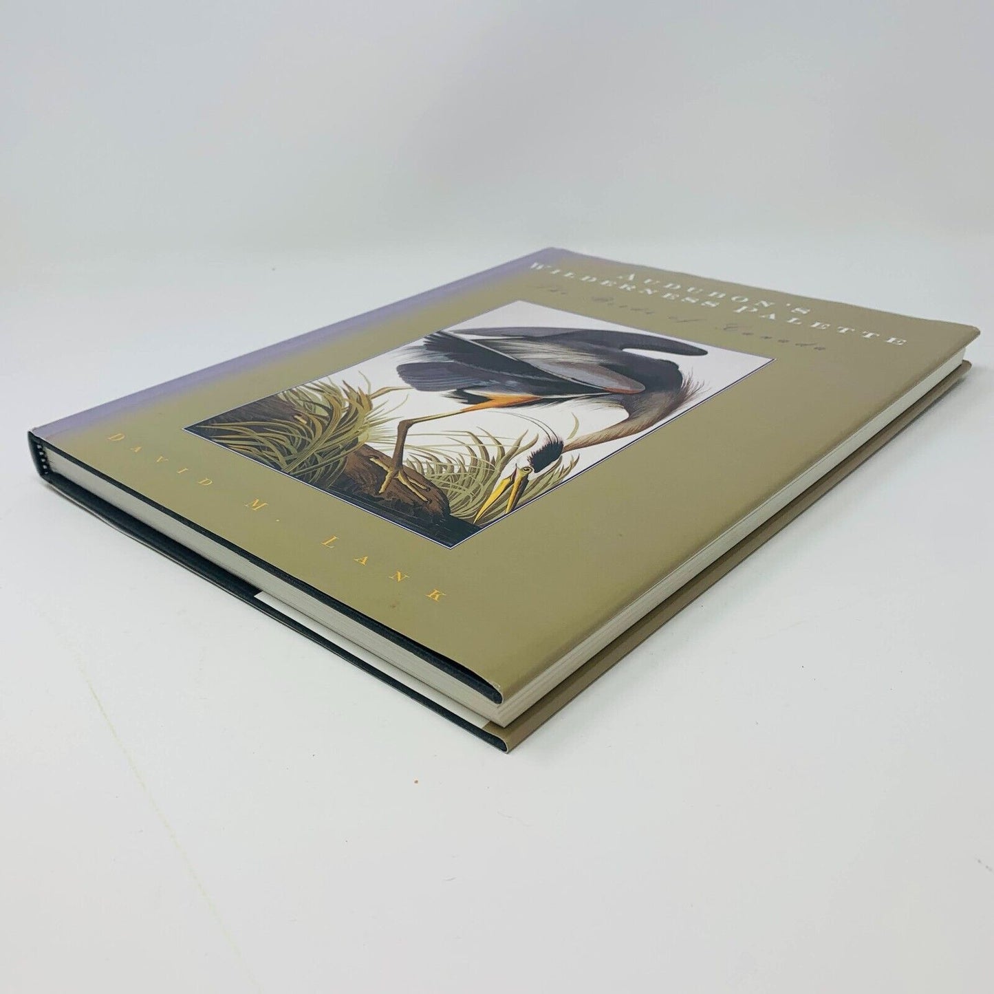 1999 Signed Audubon's Wilderness Palette The Birds of Canada by David Lank Book