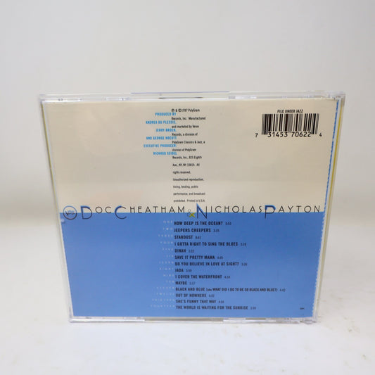 Doc Cheatham & Nicholas Payton CD Verve 1997 Jazz Dixieland Swing 90s
