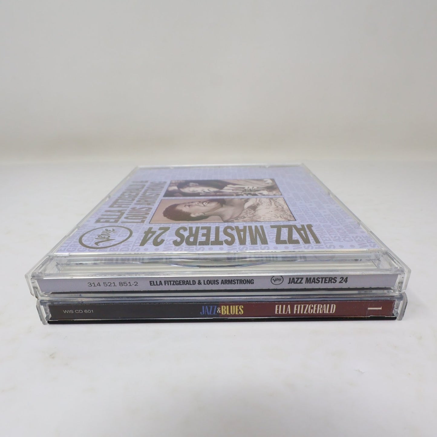 Ella Fitzgerald & Louis Armstrong Jazz Masters 24/Jazz & Blues 2 CD Lot
