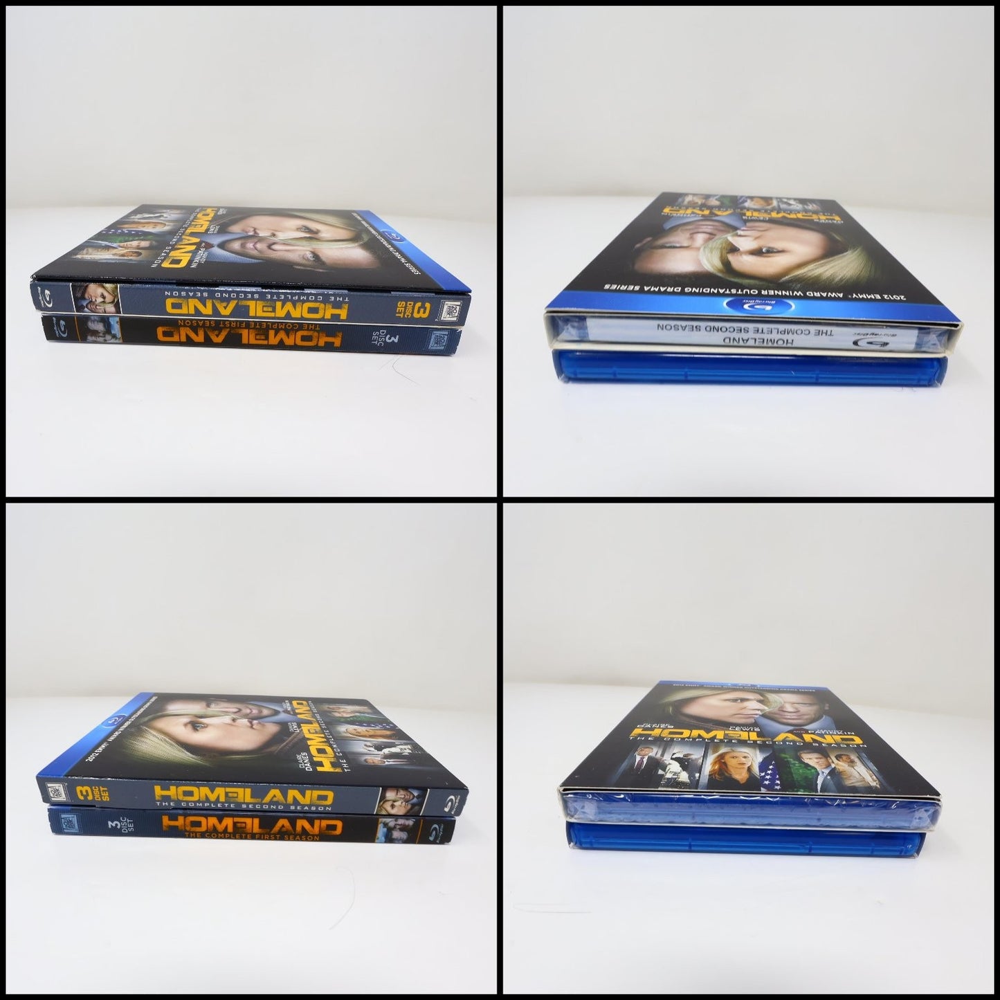 Homeland 2 Blu-ray Lot Complete Seasons 1 & 2 Claire Danes Damian Lewis NTSC