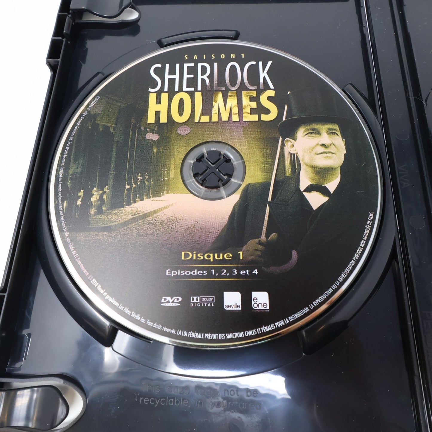 Sherlock Holmes Saison 1/Les Films Lot 2 DVD Français Jeremy Brett 4:3 Testés
