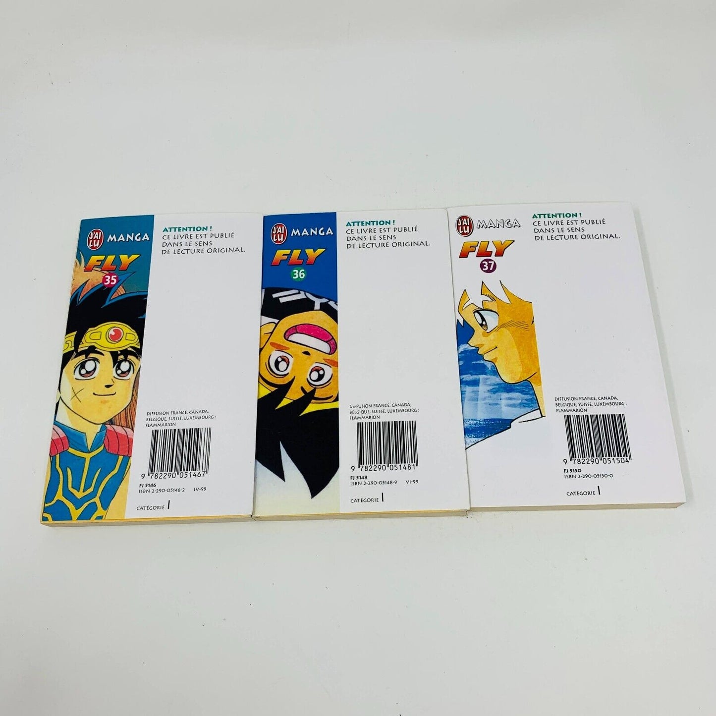 Fly 35-36-37 J'ai Lu Mangas Français Riku Sanjo Koji Inada Dragon Quest Lot de 3