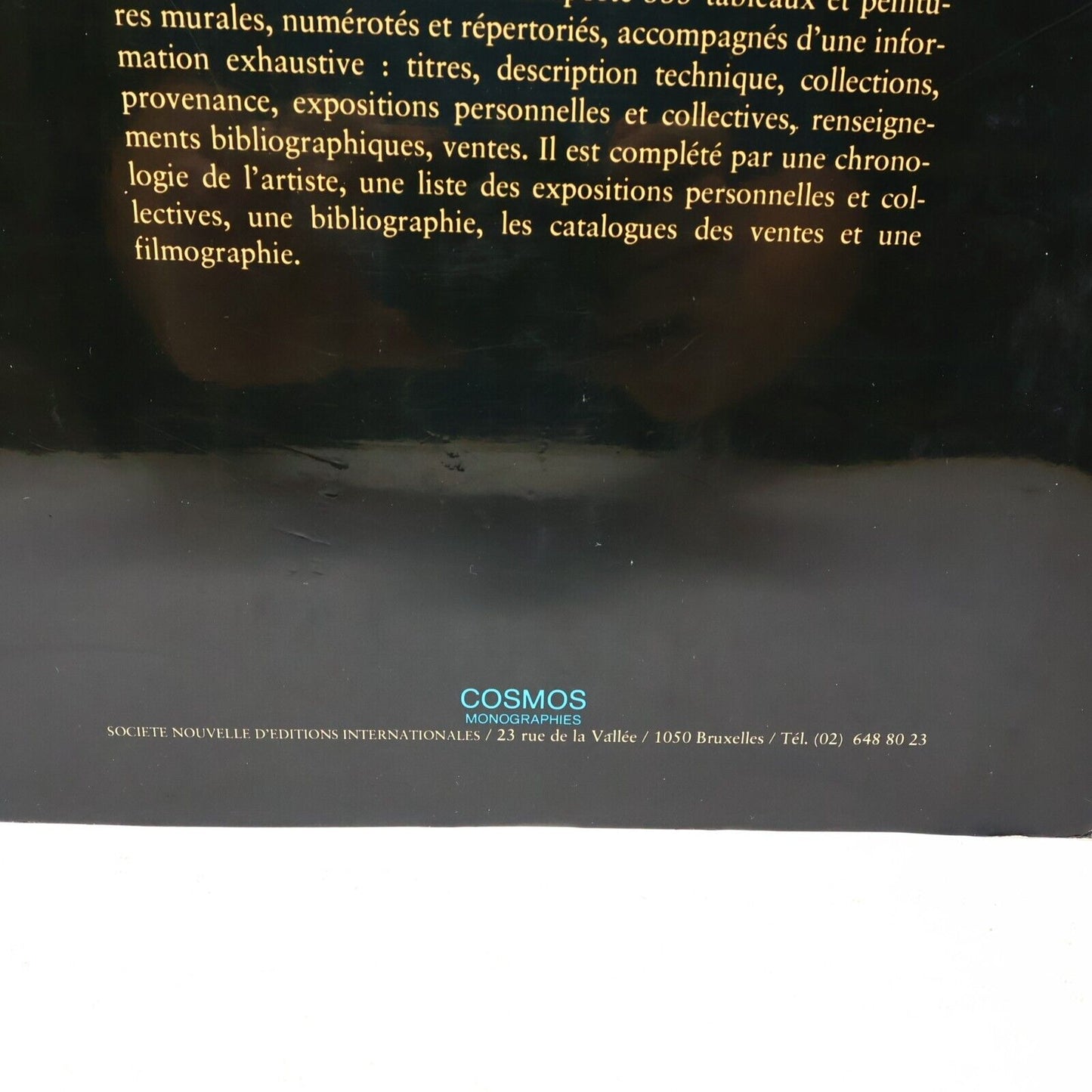 1975 Delvaux Catalogue de l'Oeuvre Peint de Michel Butor Hardcover HC Cosmos Art