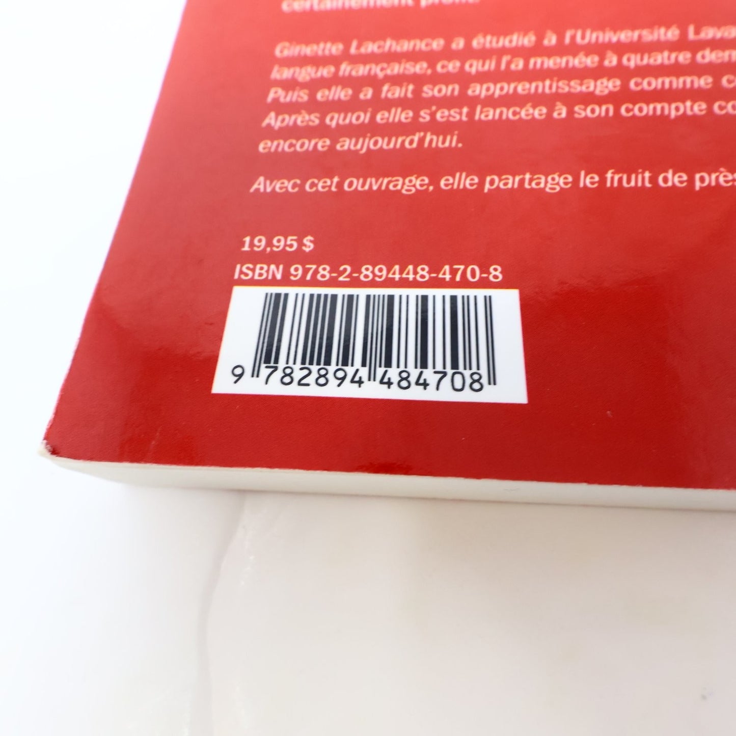 La Révision Linguistique en Français Ginette Lachance 2006 Septentrion Livre