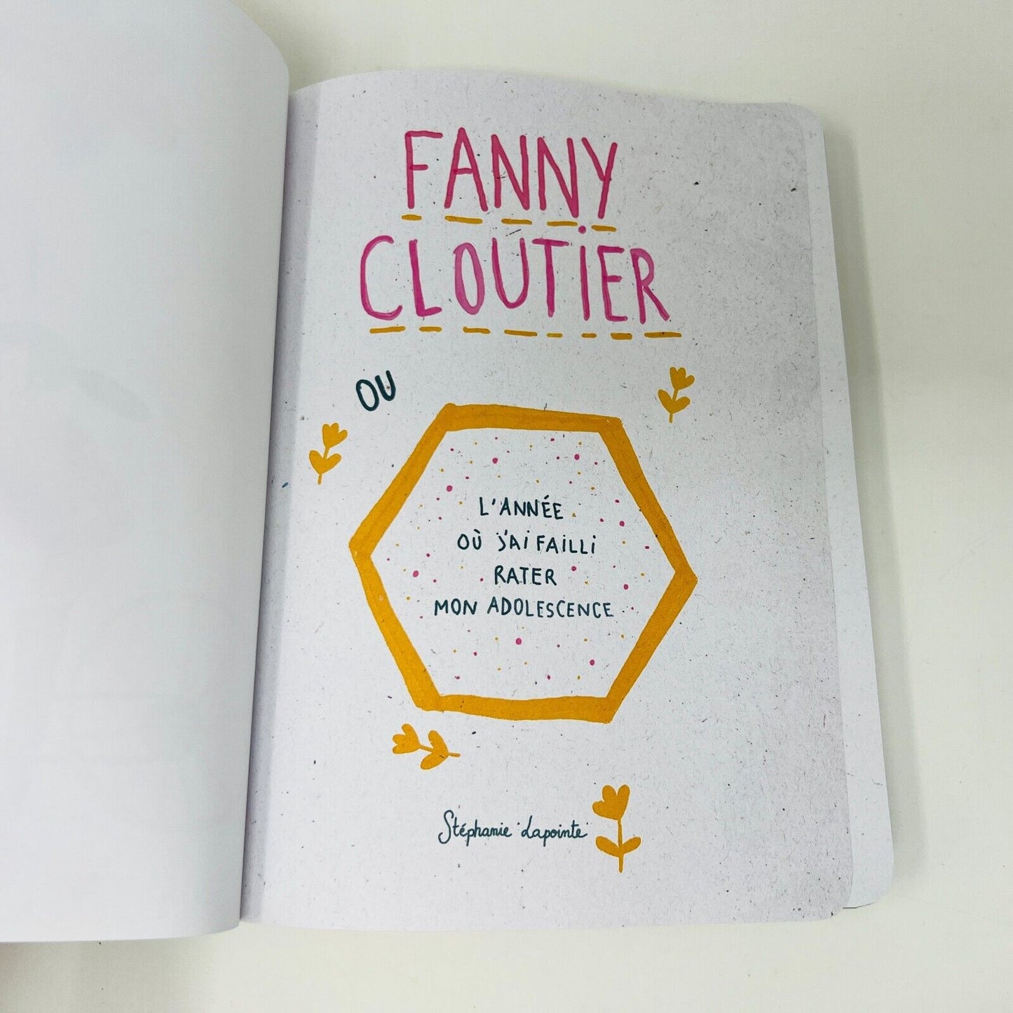 2018 Fanny Cloutier #1 L'Année où j'ai Failli Rater mon Adolescence Lapointe HC